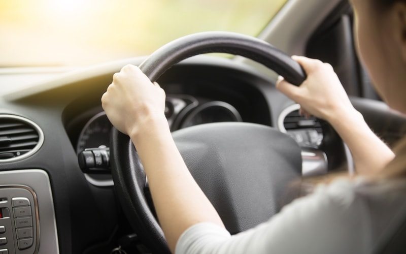 Night time driving lesson