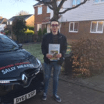 Jack Lewis passed his driving test with Sally Meakin Driving Lessons
